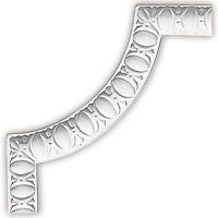 Угловой элемент Decomaster 98885-2 220x220x11 мм — фото 1, Молдинги