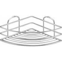 Полка корзина Tekno-tel BK021SSS угловая Нержавеющая сталь — фото 1, Полки для ванной и душа