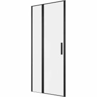 Товар: Душевая дверь Allen Brau Priority 90 3.31027.BBA профиль Черный браш стекло прозрачное - фото 2 Душевая дверь Allen Brau Priority 90 3.31027.BBA профиль Черный браш стекло прозрачное — фото 2, Распашные душевые двери