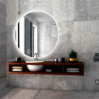 Зеркало Creto Elegante 100 21-D1000E с подсветкой с сенсорным выключателем — фото 3, Зеркала в ванную комнату