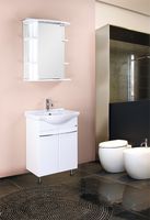 Зеркальный шкаф Onika Глория 65.02 L с подсветкой Белый арт-206506 — фото 2, Зеркальные шкафы в ванную