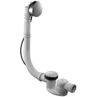 Слив-перелив Jacob Delafon E6D124-CP полуавтомат Хром — фото 1, Сливы-переливы