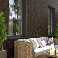 Товар: Клинкер Керамин Амстердам Шейд коричнево-черный СК000041109 6,5х24,5 см - фото 2 Клинкер Керамин Амстердам Шейд коричнево-черный СК000041109 6,5х24,5 см — фото 2, Ступени и клинкер