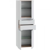 Шкаф пенал СанТа Лондон 50 524009 подвесной Белый — фото 2, Мебель для ванной