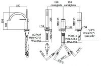 Смеситель на борт ванны Paffoni Ringo Черный матовый арт-RIN040LNO — фото 2, Смесители на борт ванны