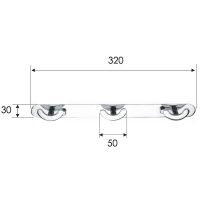 Товар: Вешалка для полотенец Remer RB313CR Хром - фото 2 Вешалка для полотенец Remer RB313CR Хром — фото 2, Крючки для полотенец