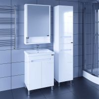 Тумба под раковину СанТа Лондон 60 224015 Белая — фото 4, Тумбы под раковину