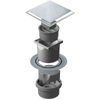 Душевой трап Pestan Confluo Standard 13702567 с двухсторонней решеткой Хром глянцевый / полая под плитку — фото 2, Трапы для душа