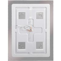 Зеркало BelBagno Kraft 50 SPC-KRAFT-500-800-SENS-AL с подсветкой Сатин с сенсорным выключателем — фото 9, Зеркала в ванную комнату