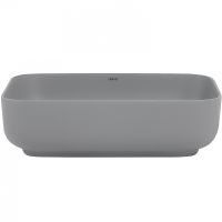 Раковина-чаша Abber Rechteck 50 AC2202MG Серая матовая — фото 3, Раковины накладные