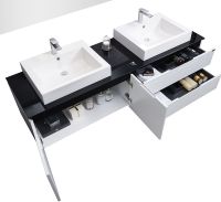 Товар: Тумба с раковиной Orans BC-6023-1800 180 60231800 подвесная Белая глянцевая - фото 4 Тумба с раковиной Orans BC-6023-1800 180 60231800 подвесная Белая глянцевая — фото 4, Мебель для ванной