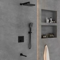 Товар: Душевая система Vincea VSFW-4311MB Черная матовая - фото 3 Душевая система Vincea VSFW-4311MB Черная матовая — фото 3, Душевое оборудование. Душевая программа