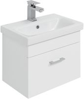 Тумба под раковину Aquanet Нота 50 246955 подвесная Белая — фото 3, Тумбы под раковину