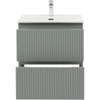 Тумба под раковину Aquanet Джейн 60 335432 подвесная Мисти грин — фото 7, Тумбы под раковину