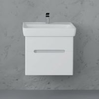 Товар: Тумба под раковину Laparet Accord 60 Acc.01.60/P/W подвесная Белая - фото 2 Тумба под раковину Laparet Accord 60 Acc.01.60/P/W подвесная Белая — фото 2, Мебель для ванной