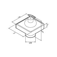 Дозатор для жидкого мыла Damixa Jupiter DA7736900 Черный Хром — фото 3, Дозаторы