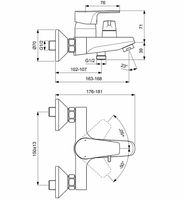 Товар: Смеситель для ванны Ideal Standard Cerafine Model D BC494AA Хром - фото 7 Смеситель для ванны Ideal Standard Cerafine Model D BC494AA Хром — фото 7, Смесители