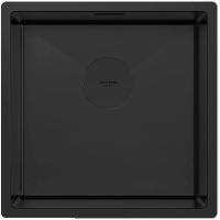 Кухонная мойка Paulmark Next 44 Uni PM214444-MBN Черная матовая — фото 1, Кухонные мойки