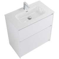 Тумба под раковину BelBagno Kraft 80 KRAFT-800-2C-PIA-BO Bianco Opaco — фото 3, Тумбы под раковину