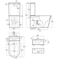 Товар: Унитаз компакт Hansmann keramik Round УНИ0006 с бачком и сиденьем Микролифт - фото 2 Унитаз компакт Hansmann keramik Round УНИ0006 с бачком и сиденьем Микролифт — фото 2, Унитазы
