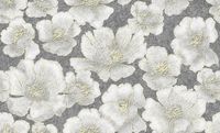 Обои Solo Fluid E105007 Винил на флизелине (1,06*10) Серый/Золото, Цветы — фото 2, Обои для стен