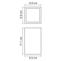 Стакан для зубных щеток WasserKRAFT Kammel K-9128 Белый мрамор — фото 3, Мыльницы