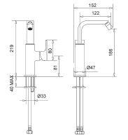 Смеситель для биде Migliore Tenesi 25419 Хром — фото 2, Смесители