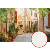 Фреска Ortograf Городской пейзаж 3846 Фактура флок FLK Флизелин (4*2,7) Бежевый/Зеленый, Город/Пейзаж арт-3846 (флок FLK) — фото 1, Фрески