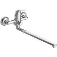 Смеситель для ванны Santek Нико WH5A12005C001 универсальный Хром — фото 2, Смеситель для ванны