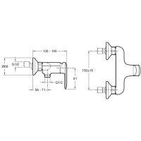 Товар: Смеситель для душа Jacob Delafon Kumin E99463-CP Хром - фото 9 Смеситель для душа Jacob Delafon Kumin E99463-CP Хром — фото 9, Смеситель для душа