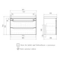 Товар: Тумба под раковину Volna Lake 80.2Y tpLAKE80.2Y-01 подвесная Белая - фото 10 Тумба под раковину Volna Lake 80.2Y tpLAKE80.2Y-01 подвесная Белая — фото 10, Тумбы под раковину