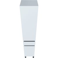 Товар: Шкаф пенал SanVit Кубэ-3 К 32 pkube3w с бельевой корзиной Белый глянцевый - фото 5 Шкаф пенал SanVit Кубэ-3 К 32 pkube3w с бельевой корзиной Белый глянцевый — фото 5, Пеналы для ванной комнаты