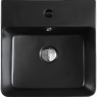 Раковина Esbano Circon 40 ESRNCIRC40MB Черная матовая — фото 2, Раковины накладные