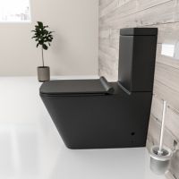 Товар: Унитаз компакт beWash Kraft BKBWR105635 Черный матовый с бачком и сиденьем Микролифт - фото 5 Унитаз компакт beWash Kraft BKBWR105635 Черный матовый с бачком и сиденьем Микролифт — фото 5, Унитазы