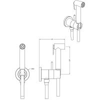 Товар: Гигиенический душ со смесителем Graffio Stella KSPAT101-07ORO Золото - фото 2 Гигиенический душ со смесителем Graffio Stella KSPAT101-07ORO Золото — фото 2, Душевое оборудование. Душевая программа