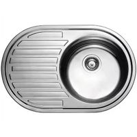 Кухонная мойка Kaiser KSS-7750R Хром — фото 1, Кухонные мойки