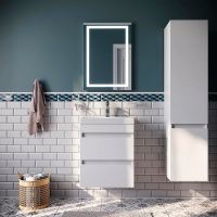 Тумба с раковиной Iddis Zodiac 50 ZOD5CB0i95K подвесная Белая матовая — фото 6, Тумбы с раковиной