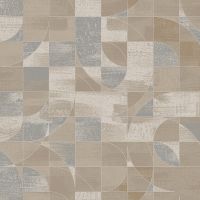 Обои Milassa Geometrica GM1 002/1 Флизелин (1*10,05) Серый/Бежевый, Геометрия — фото 1, Обои для стен