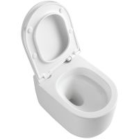 Товар: Унитаз Boheme Flow 969-SET-W подвесной Белый глянцевый с сиденьем Микролифт - фото 5 Унитаз Boheme Flow 969-SET-W подвесной Белый глянцевый с сиденьем Микролифт — фото 5, Унитазы