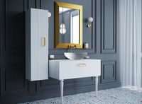 Товар: Тумба под раковину Boheme Armadi Art Vallessi Avangarde Linea 80 842-080-WG подвесная Белая Золото - фото 7 Тумба под раковину Boheme Armadi Art Vallessi Avangarde Linea 80 842-080-WG подвесная Белая Золото — фото 7, Мебель для ванной