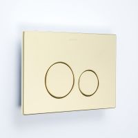 Клавиша смыва Boheme 649-G Золото — фото 2, Комплектующие для душевого оборудования