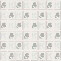 Обои AS Creation Karl Lagerfeld 37842-1 Винил на флизелине (0,53*10,05) Белый/Серый, Люди/Буквы — фото 1, Обои для стен