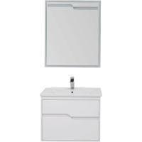 Комплект мебели для ванной Aquanet Модена 75 199306 Белый глянец — фото 1, Комплекты мебели для ванной