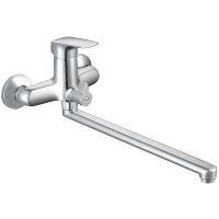 Смеситель для ванны Aquatek Вега AQ1042CR универсальный Хром — фото 1, Смеситель для ванны