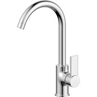 Смеситель для кухни Ростовская Мануфактура Сантехники SL130-017F Хром — фото 1, Смесители