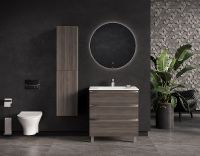 Товар: Тумба под раковину Roca The Gap 80 A857406402 подвесная Городской дуб - фото 10 Тумба под раковину Roca The Gap 80 A857406402 подвесная Городской дуб — фото 10, Мебель для ванной