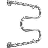 Водяной полотенцесушитель Terminus М-образный (1) 500х500 4620768881145 Хром, боковое подключение, G 1" НР — фото 1, Водяные полотенцесушители