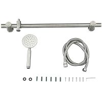 Товар: Душевой гарнитур Frap F8016 Сатин - фото 7 Душевой гарнитур Frap F8016 Сатин — фото 7, Душевые гарнитуры на штанге