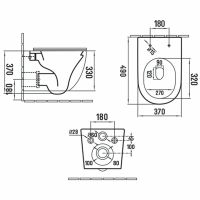 Товар: Унитаз Vincea Globo VT1-14SMO подвесной Океан матовый с сиденьем Микролифт - фото 10 Унитаз Vincea Globo VT1-14SMO подвесной Океан матовый с сиденьем Микролифт — фото 10, Подвесные унитазы