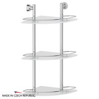 Угловая полка FBS Vizovice 073 Хром — фото 1, Полки для ванной и душа